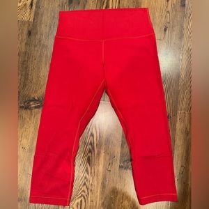 LULULEMON align high-rise crop 23” legging. Size 10